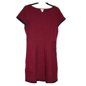 Maroon J Crew dress